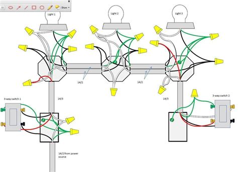 wiring   switches  multiple lights   switch wiring diagram schematic