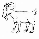 Goat Coloring Pages Color Goats Clipart Printable Kids Bleating Craft Print Results Template sketch template