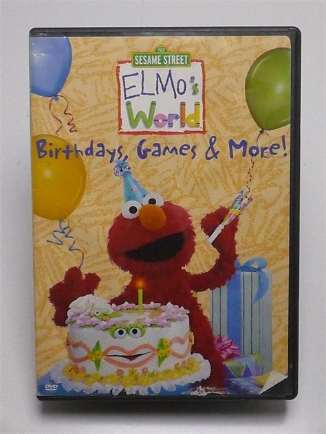 sesame street elmos world birthdays games   dvd   ebay