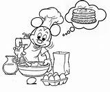 Pancake Coloring Pancakes Pages Kids Crepes Coloriages Print Pages14 Theme Coloringkids sketch template