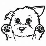 Coloring Cartoon Dog Pages Cute Getcolorings Color Printable sketch template