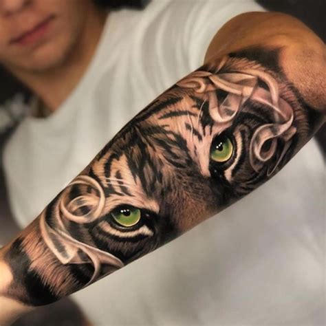 26 Tiger Eyes Forearm Tattoo Probjodesam