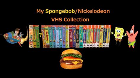 My Spongebob Nickelodeon Vhs Collection Youtube