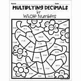 Decimals Cinco Multiplying Rebecca sketch template