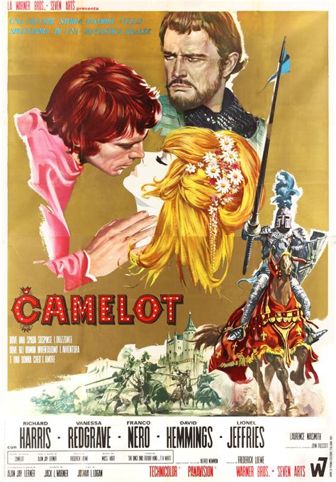 camelot 1967 starring richard harris vanessa redgrave and franco nero movie posters