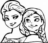 Elsa Anna Frozen Coloring Pages Baby Drawing Color Wecoloringpage Draw Printable Disney Print Getdrawings Princess Sheets sketch template