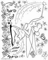 Coloring Fairy Pages Tale Printable Disney sketch template