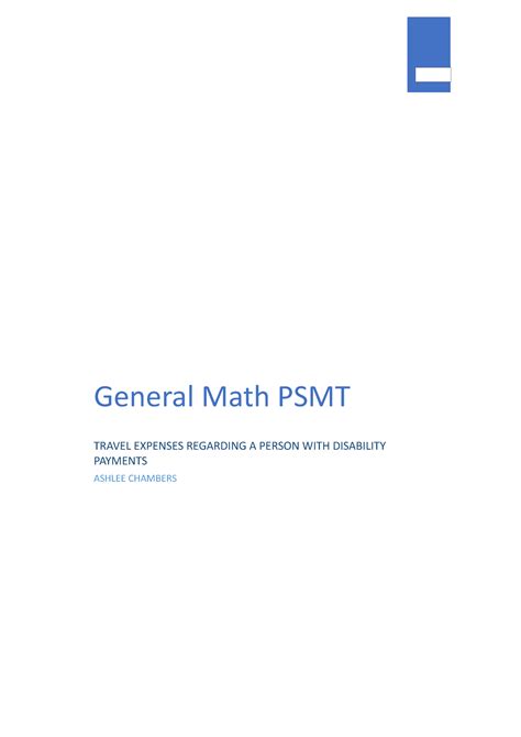 year  general math psmt draft general math psmt travel expenses