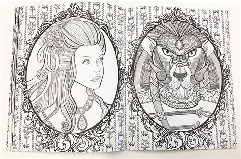 belle   beast details coloring page  printable coloring pages