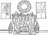 Fireplace Christmas Drawing Coloring Printable Kids Adults Pages Good Doodles Fire Room Drawings Doodle Fireplaces Timelapse Draw Go Has Paintingvalley sketch template