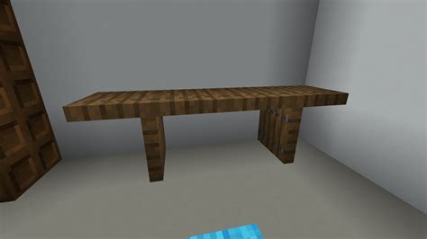 trapdoor bench minecraft furniture
