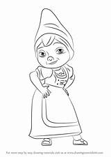 Juliet Gnomeo Draw Drawing Coloring Pages Step Learn Getcolorings sketch template