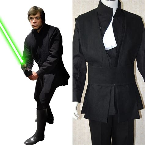 star wars return   jedi luke skywalker halloween coaplay black suit costume ebay