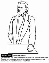 Taylor Zachary President Coloring Pages Crayola sketch template