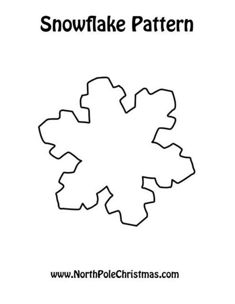 images  snowflake outline printable printable snowflake