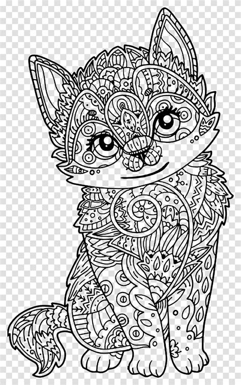 mandala cat coloring pages silhouette person diamond accessories