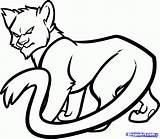 Warrior Cat Longtail Starclan Dragoart sketch template