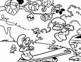 Coloring Pages Smurf Smurfs Papa Getdrawings sketch template