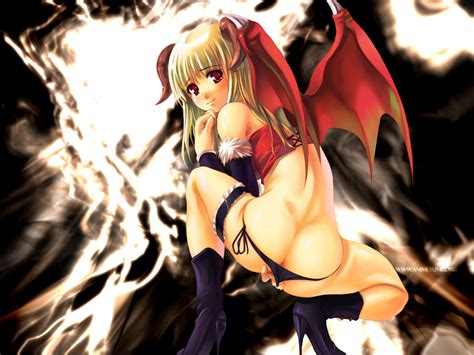 ass fingering masturbation horns ragnarok online succubus wings anime hentai hentai succubus