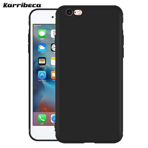 buy matte silicone case  iphone   funda carcasa hoesje kilifi solid color