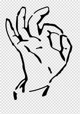 Okay Tangan Gesture Emoji Jari Object Sketsa Viral Isyarat Webstockreview Clker Fist sketch template