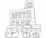 Cartman sketch template