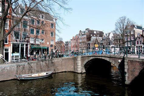 canals bridges amsterdam  world traveled