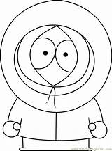 Kenny South Park Coloring Mccormick Pages Printable Cartoon Coloringpages101 Print Color sketch template