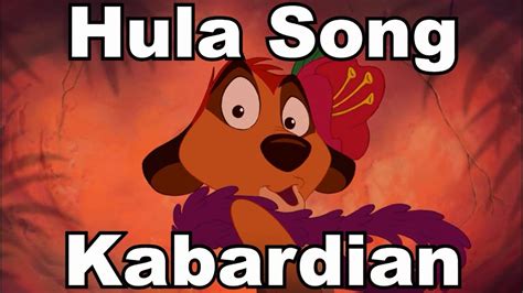 lion king hula song kabardian youtube