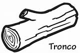 Tronco Troncos Arbol sketch template