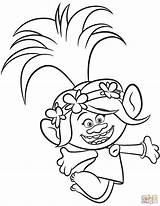 Coloring Pages Poppy Trolls Cartoon Printable Sheets Print Disney Kids Book sketch template