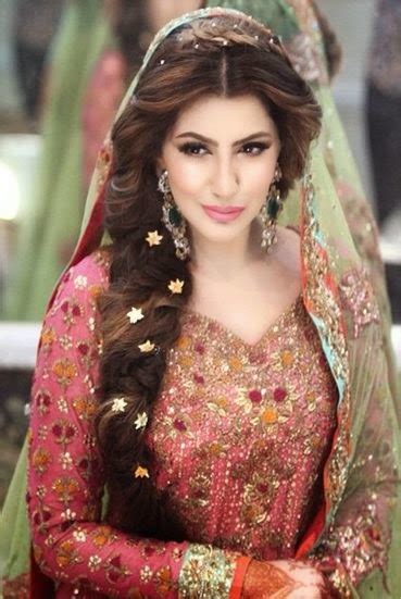 pakistani wedding hairstyles  long hair top pakistan