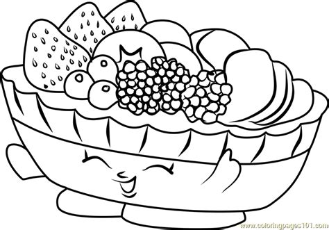 fifi fruit tart shopkins coloring page  kids  shopkins