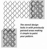 Mesh Stencil Wire Stencils Pattern sketch template