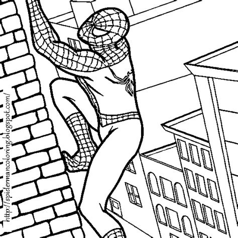 spiderman coloring spiderman print  color coloring book pages