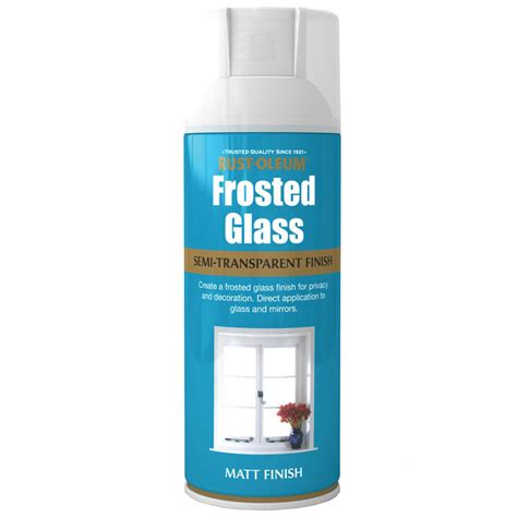 Rust Oleum Frosted Window Glass Effect Spray Paint 400ml