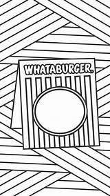 Whataburger Pages sketch template