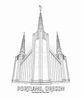 Lds Portland sketch template