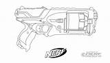 Nerf Gun Coloriages sketch template