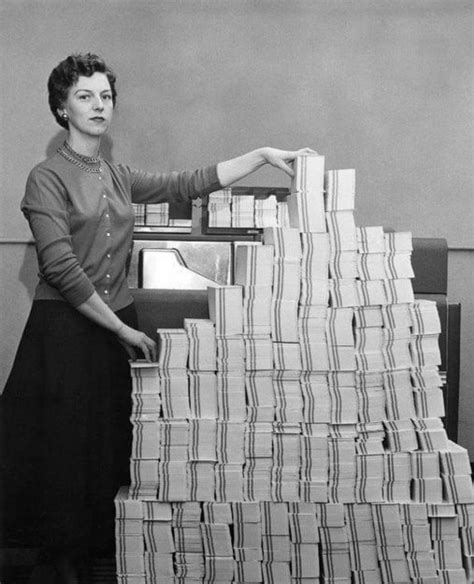 5 megabytes of computer data in 1966 62 500 punched cards taking 4