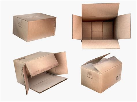 model cardboard box set  package boxes industrial