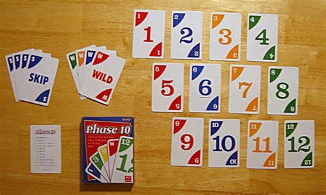 phase  card game  overview board games