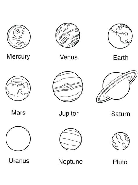 complete solar system coloring pages   print  coloring