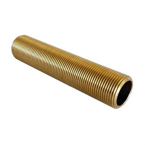 mamta industries cylindrical brass threaded pipe rs  kilogram id