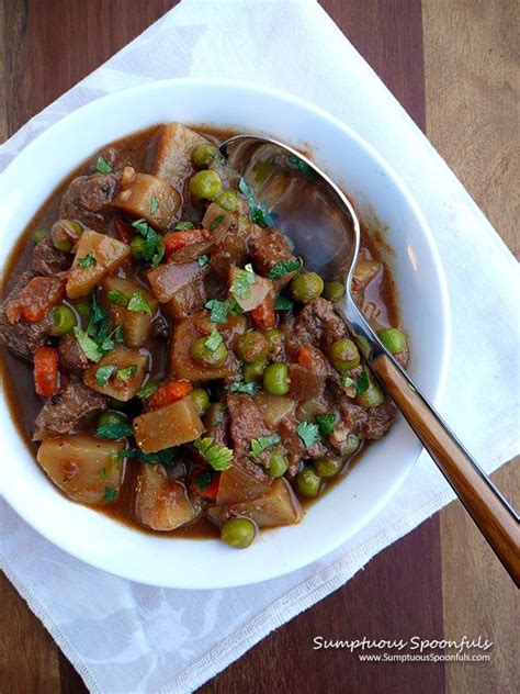 slow cooker drunken irish stew sumptuous spoonfuls