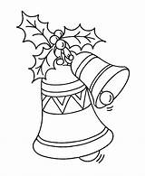 Christmas Coloring Pages Bells Bell Holly Printable Colouring Color Sheets Kids Clipart Print Decorations Taco Thanksgiving Holiday Bluebonkers Activity Printables sketch template