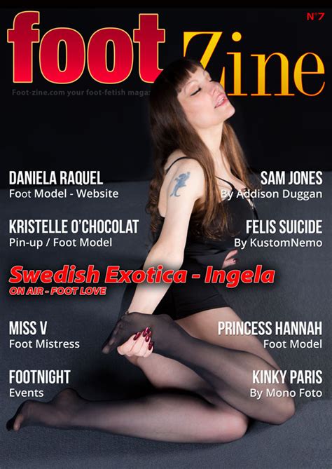 Foot Zine 07 With Swedish Exotica Ingela Foot Models Photography