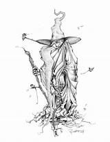Wizard Drawing Merlin Drawings Tattoo Forest Wizards Dragon Fantasy Sketches Pencil Cartoon Guy Tattoos Getdrawings Scarecrow Deviantart Choose Board Google sketch template