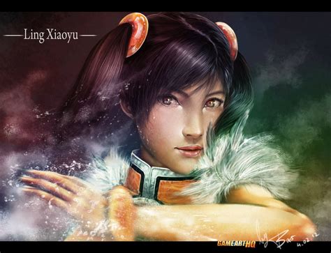 impressive ling xiaoyu fan art in her tekken 6 design game art hq