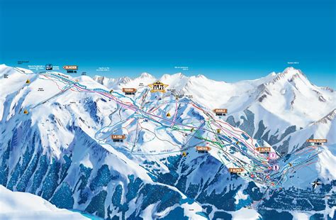 plan des pistes de ski des  alpes les balcons de sarenne